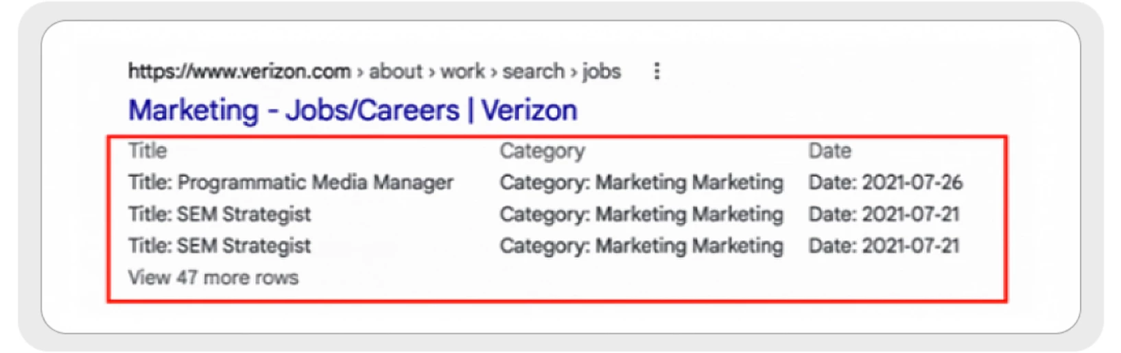 Job Listings