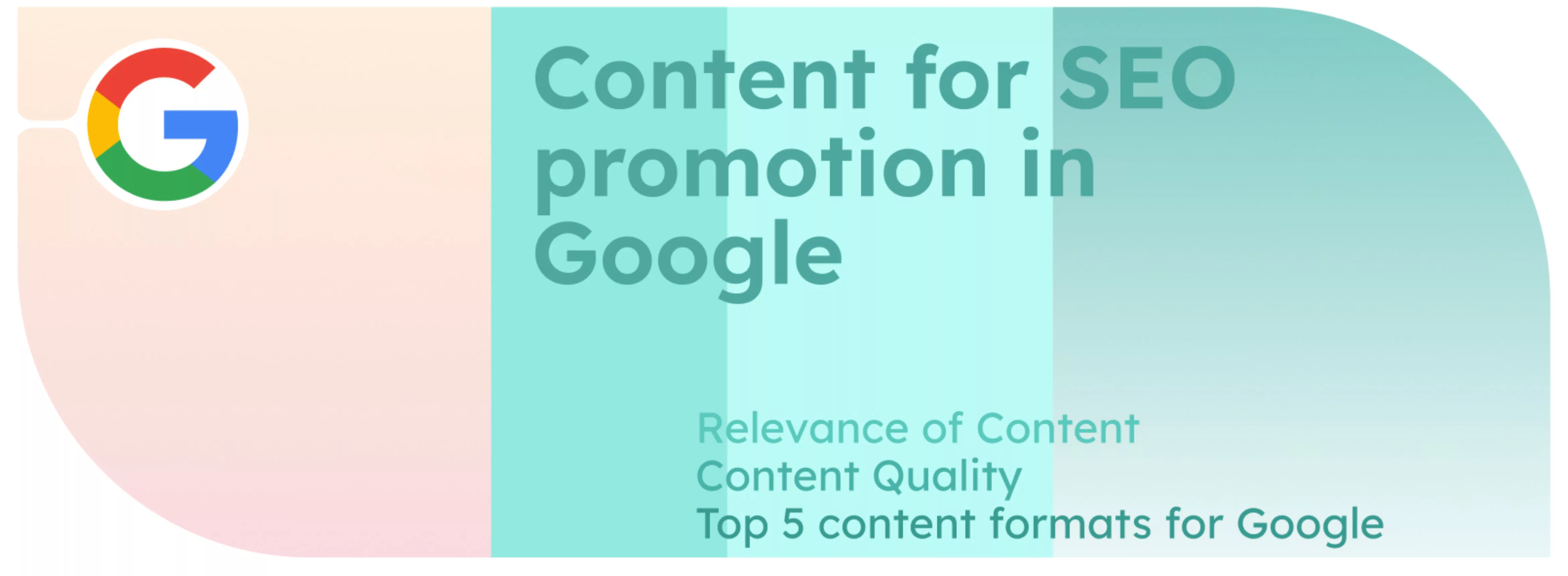 Content for SEO promotion in Google